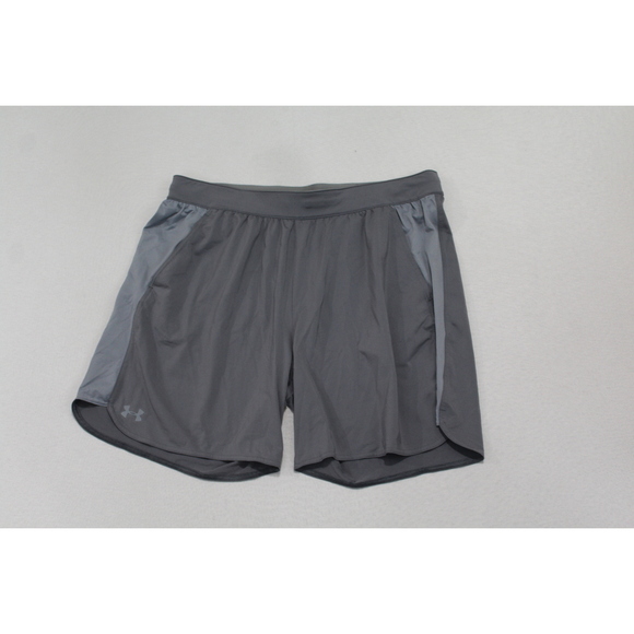 Under Armour Men Gray Active Shorts Running Size 34 - Picture 2 of 8